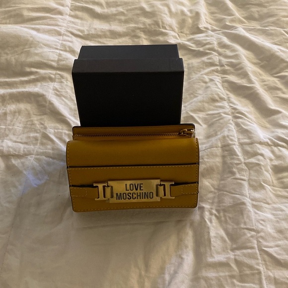 Love Moschino Handbags - Love Moschino yellow wallet-NIB